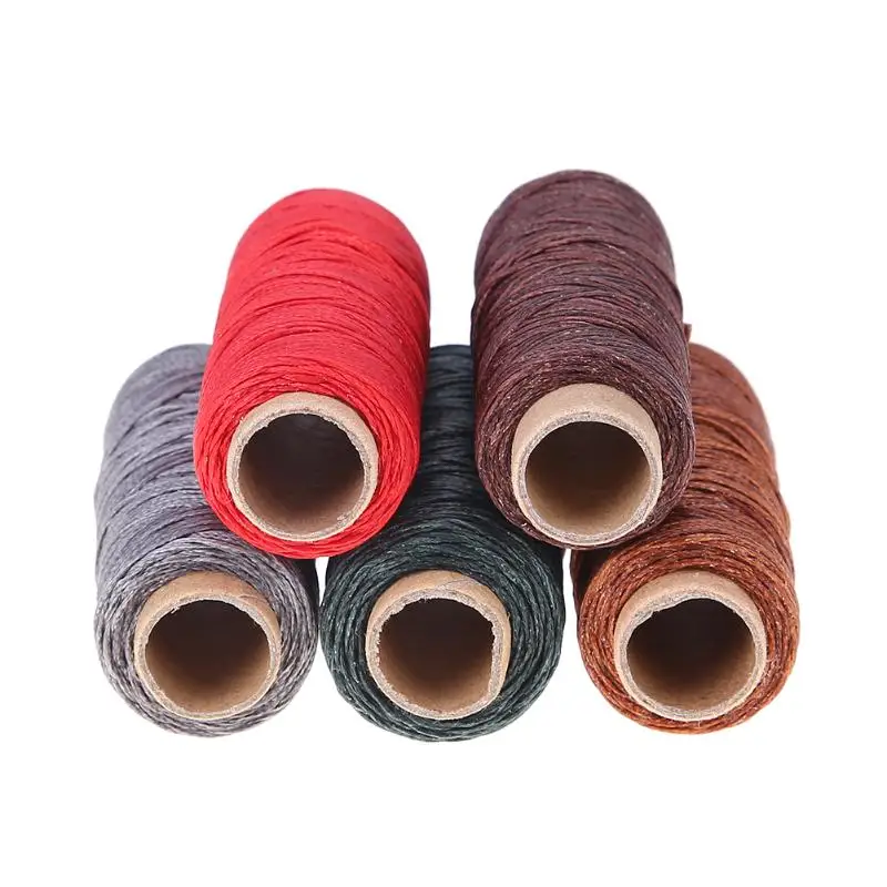 150D 50m Sewing Thread for Leather DIY Handmade Wear-Proof Leather Sewing Abrasion Resistance Flat Wax Fiber Sewing Threads
150D 50m Sewing Thread for Leather DIY Handmade Wear-Proof Leather Sewing Abrasion Resistance Flat Wax Fiber Sewing Threads