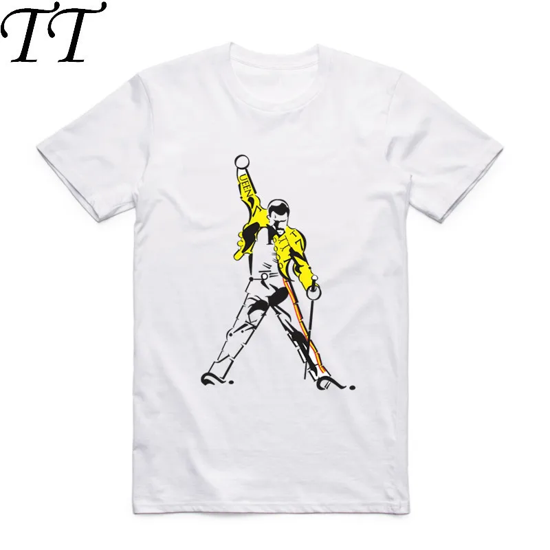 2019Fashion Men Print FREDDIE MERCURY T-shirt O-Neck Short Sleeve Summer Heavy Rock Top100 Band Queen Cool Top Tee Funny T Shirt
2019Fashion Men Print FREDDIE MERCURY T-shirt O-Neck Short Sleeve Summer Heavy Rock Top100 Band Queen Cool Top Tee Funny T Shirt