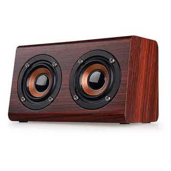 High Quality Wooden Bluetooth Speaker Portable HiFi Dual Bass Loudspeakers Support TF Card AUX for Phone
High Quality Wooden Bluetooth Speaker Portable HiFi Dual Bass Loudspeakers Support TF Card AUX for Phone