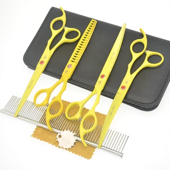 7.0" Meisha New Arrivel Pet Grooming Scissors Set Straight Curved Dog Fur Cutting Shears Cut Rate 40% Pet Thinning Shears HB0194
7.0" Meisha New Arrivel Pet Grooming Scissors Set Straight Curved Dog Fur Cutting Shears Cut Rate 40% Pet Thinning Shears HB0194