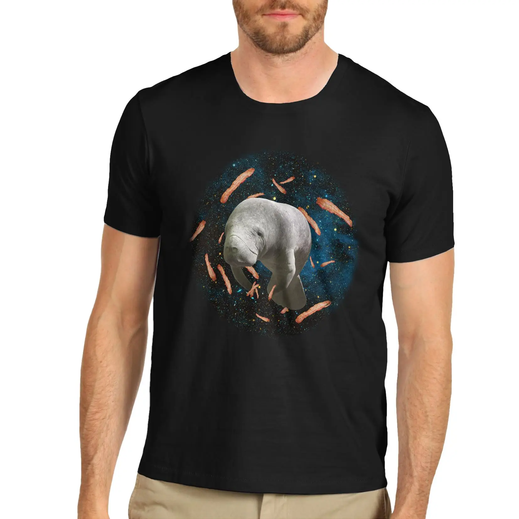 Twisted Envy Men's Funny Space Bacon Manatee T-Shirt Cool Casual pride t shirt men Unisex New Fashion tshirt Loose Size top
Twisted Envy Men's Funny Space Bacon Manatee T-Shirt Cool Casual pride t shirt men Unisex New Fashion tshirt Loose Size top