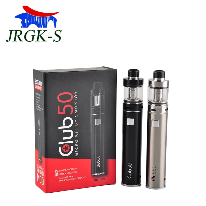Original Smokjoy Club One 50W Starter Kit 3ml Bottom LCD Display Adjustable Wattage Button Top Airflow Vape Pen Kit
Original Smokjoy Club One 50W Starter Kit 3ml Bottom LCD Display Adjustable Wattage Button Top Airflow Vape Pen Kit
