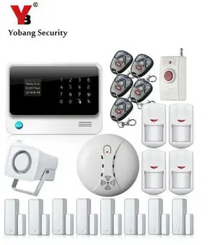 YobangSecurity Touch Screen WIFI GSM Alarm System G90B Android IOS APP Control Home Security Alarm System Smoke Fire Sensor
YobangSecurity Touch Screen WIFI GSM Alarm System G90B Android IOS APP Control Home Security Alarm System Smoke Fire Sensor