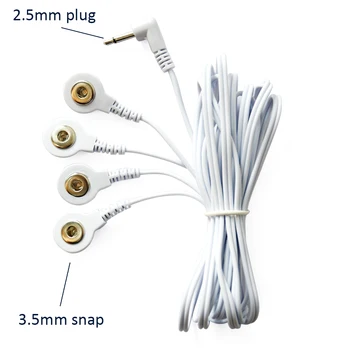 10 Pieces Replacement Electrode Lead Wires Connector Cables Jack DC Head 2.5mm Connect Physiotherapy Machine or TENS Unit
10 Pieces Replacement Electrode Lead Wires Connector Cables Jack DC Head 2.5mm Connect Physiotherapy Machine or TENS Unit
