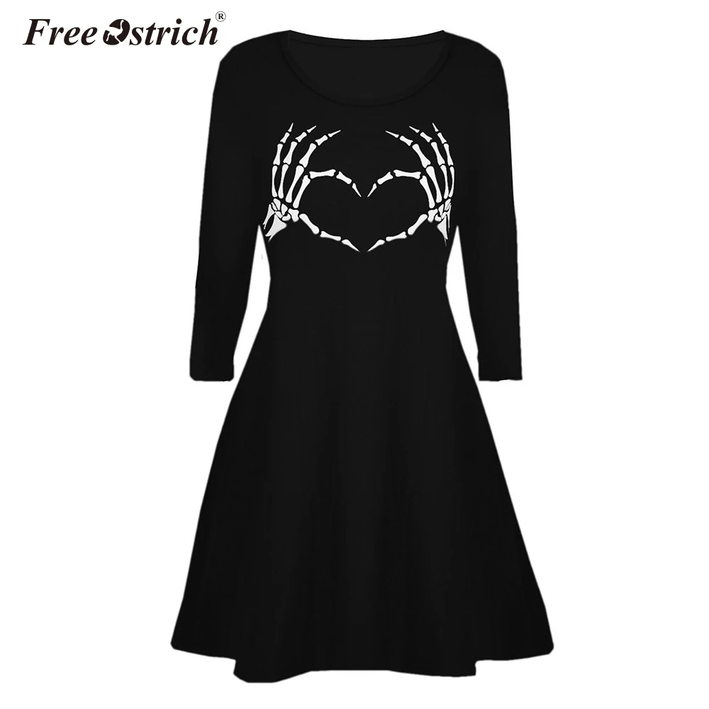 Free Ostrich Dress Woman Autumn Winter Long Sleeve O Neck Printed Black A Line Vestidos Mujer 2019 Vestido De Festa N30
Free Ostrich Dress Woman Autumn Winter Long Sleeve O Neck Printed Black A Line Vestidos Mujer 2019 Vestido De Festa N30