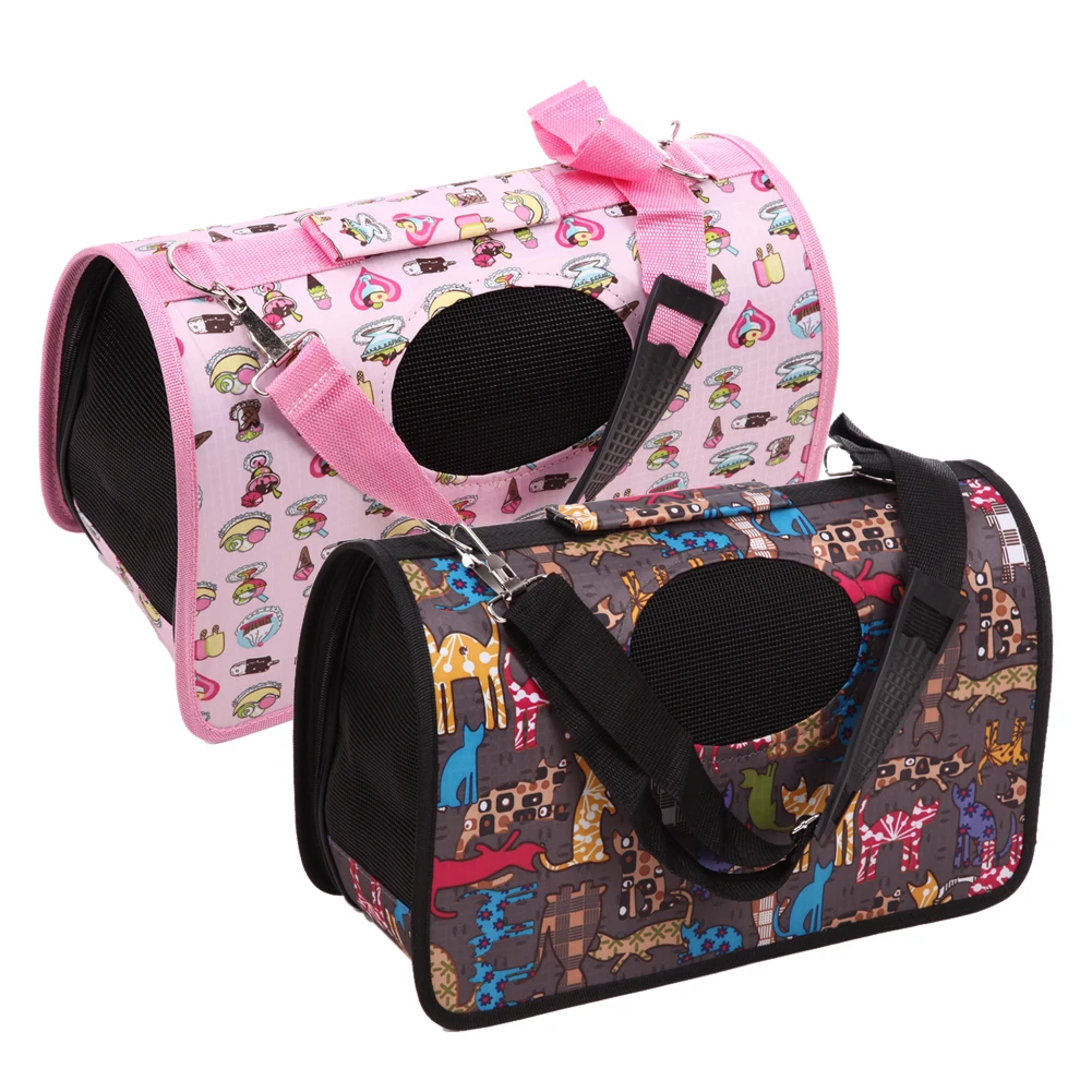 Image Portable Soft Pet Dog Cat Carrier Comfort Travel Tote Shoulder Bag Crate Cage House Kennel Pet Cage Travel Bag