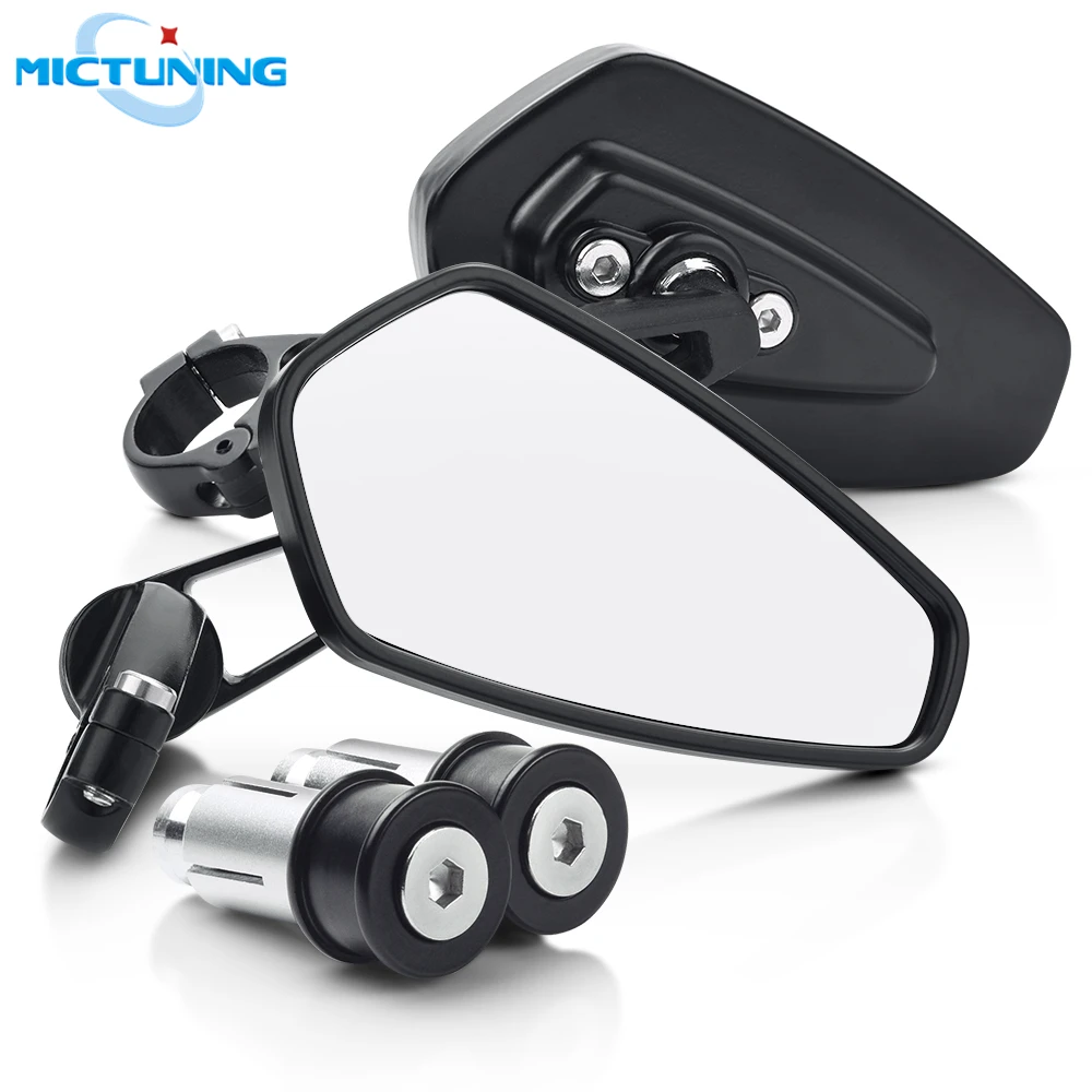 MICTUNING 2pcs Universal 7/8 Inch Side View Mirrors Hollow Handlebar End Rear Mirrors Moto Motorcycle Motorbike Rearview Mirror
MICTUNING 2pcs Universal 7/8 Inch Side View Mirrors Hollow Handlebar End Rear Mirrors Moto Motorcycle Motorbike Rearview Mirror