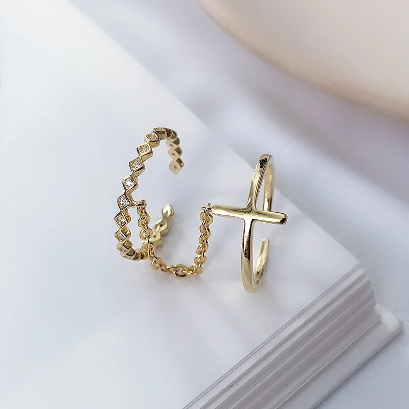 100% 925 Sterling Silver Creative Personality Zircon Rings For Women Simple Cross Silver Ring Chain Womens Rings Jewelry
100% 925 Sterling Silver Creative Personality Zircon Rings For Women Simple Cross Silver Ring Chain Womens Rings Jewelry