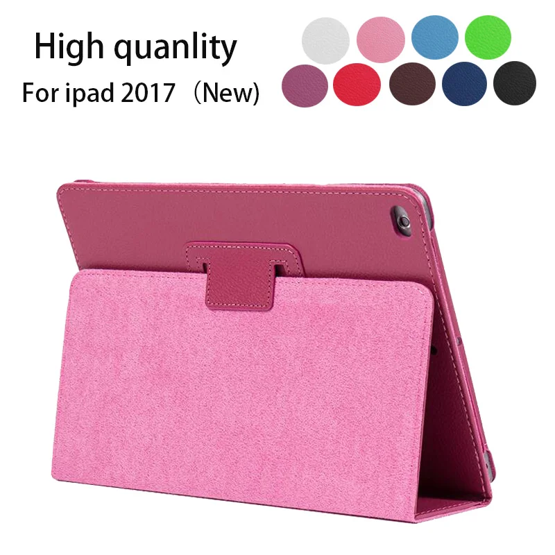 High quanlity Lichi PU Leather Book Case for New iPad 9.7 2017 Release A1822 Model Tablet Folio Stand Smart Cases
High quanlity Lichi PU Leather Book Case for New iPad 9.7 2017 Release A1822 Model Tablet Folio Stand Smart Cases