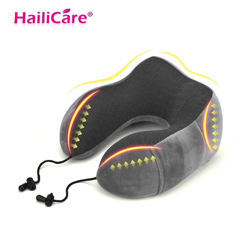 New U Shaped Memory Foam Neck Pillows Soft Slow Rebound Space Travel Pillow Massager Brace Neck Cervical Healthcare Pain Relief
New U Shaped Memory Foam Neck Pillows Soft Slow Rebound Space Travel Pillow Massager Brace Neck Cervical Healthcare Pain Relief