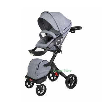 INBB Luxury High landscape 2 in one baby stroller Two-way reclining folding light umbrella four wheels
INBB Luxury High landscape 2 in one baby stroller Two-way reclining folding light umbrella four wheels