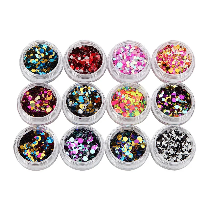A# NEW 12 Colors Nail Art Tips Stickers Acrylic 3D Glitter Sequins Manicure DIY #1104 ** BB
A# NEW 12 Colors Nail Art Tips Stickers Acrylic 3D Glitter Sequins Manicure DIY #1104 ** BB