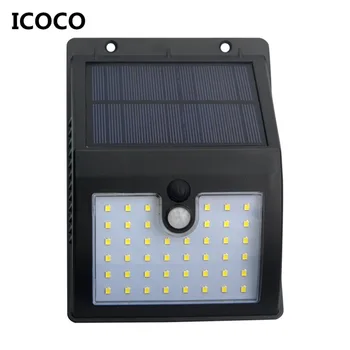 

Solar Power Light 44 LED Solar Light Body Sensor Three Working Modes Waterproof Garden Street Lights Lamp for Garden Yard Path