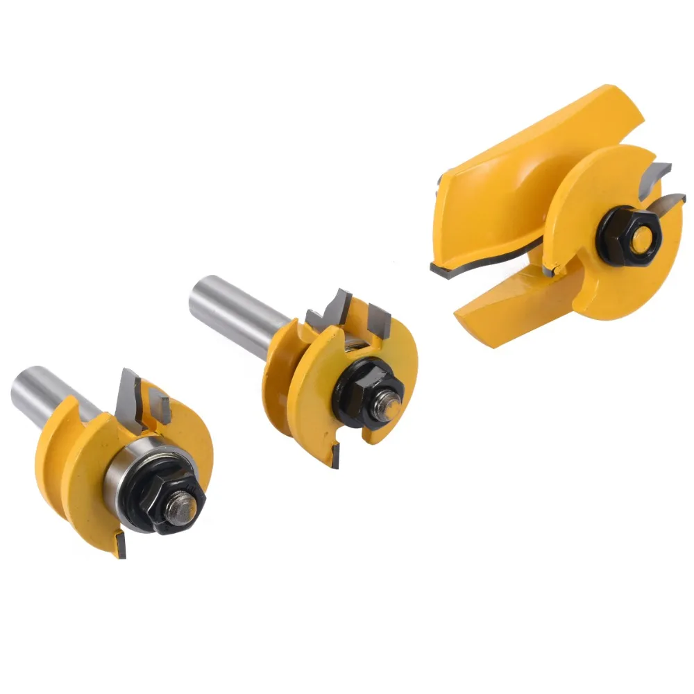 3pcs 1/2'' Shank Door Panel Cutter Tool Woodworking Cabinet Router Bits Set Power Tools
3pcs 1/2'' Shank Door Panel Cutter Tool Woodworking Cabinet Router Bits Set Power Tools
