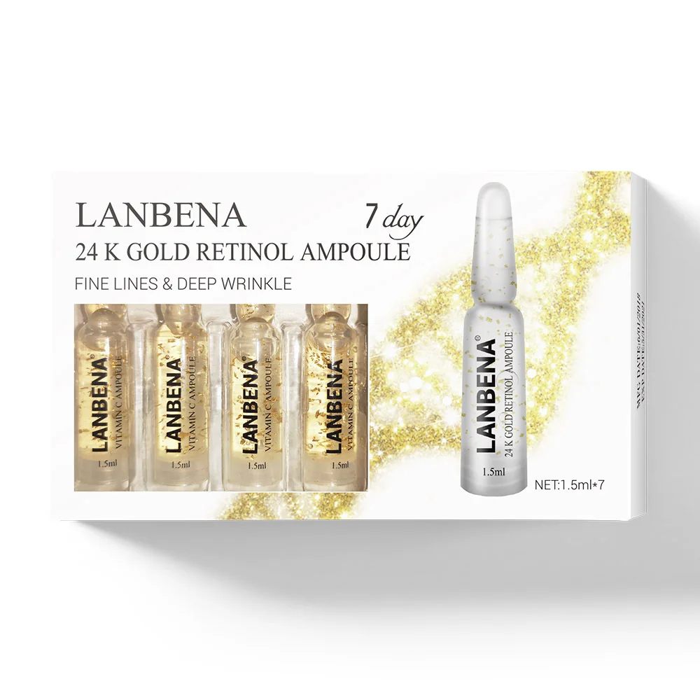 7 Bottle 24k Luxury Ampoules Essence Moisturizing Vitamin CFace Essential Liquid Makeup Foundation Base Primer Skin Care
7 Bottle 24k Luxury Ampoules Essence Moisturizing Vitamin CFace Essential Liquid Makeup Foundation Base Primer Skin Care