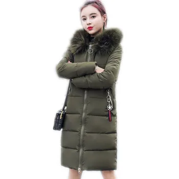 Winter Women Jackets 2018 New Casual Hooded Fur Collar Down Jacket Female Wadded Coats Medium-Long Winter Coats Plus Size CQ2702
Winter Women Jackets 2018 New Casual Hooded Fur Collar Down Jacket Female Wadded Coats Medium-Long Winter Coats Plus Size CQ2702