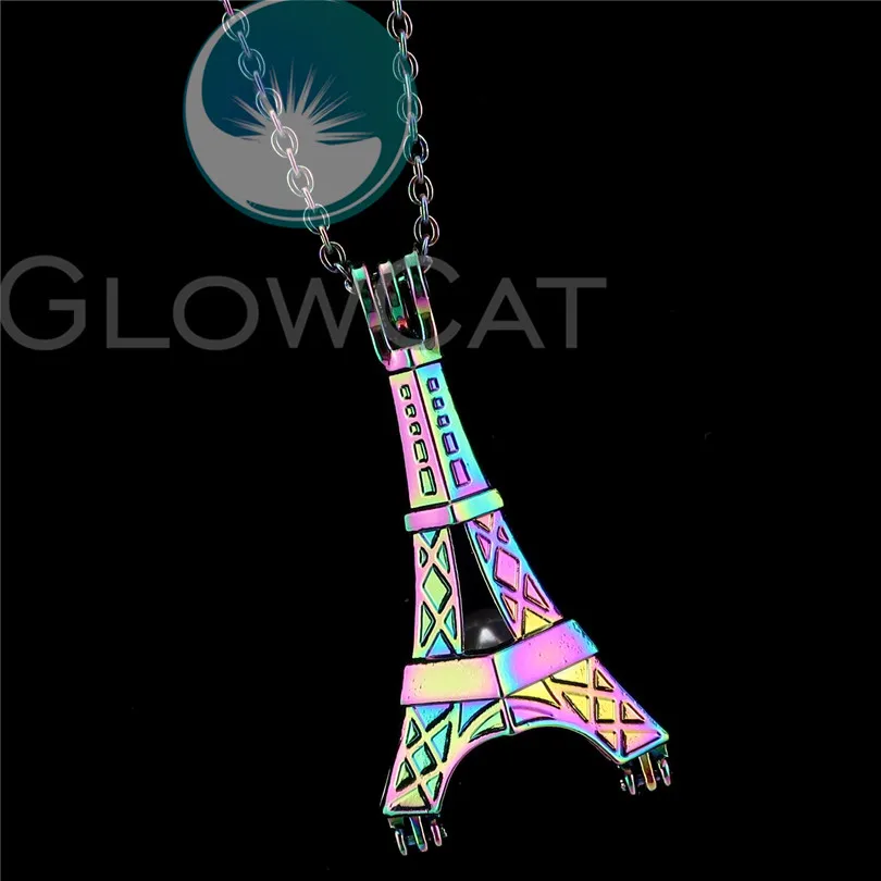 R-C827 Rainbow Color Large Eiffel Tower Beads Cage Pendant Perfume Diffuser Aroma Pearl Cage Locket Necklace
R-C827 Rainbow Color Large Eiffel Tower Beads Cage Pendant Perfume Diffuser Aroma Pearl Cage Locket Necklace