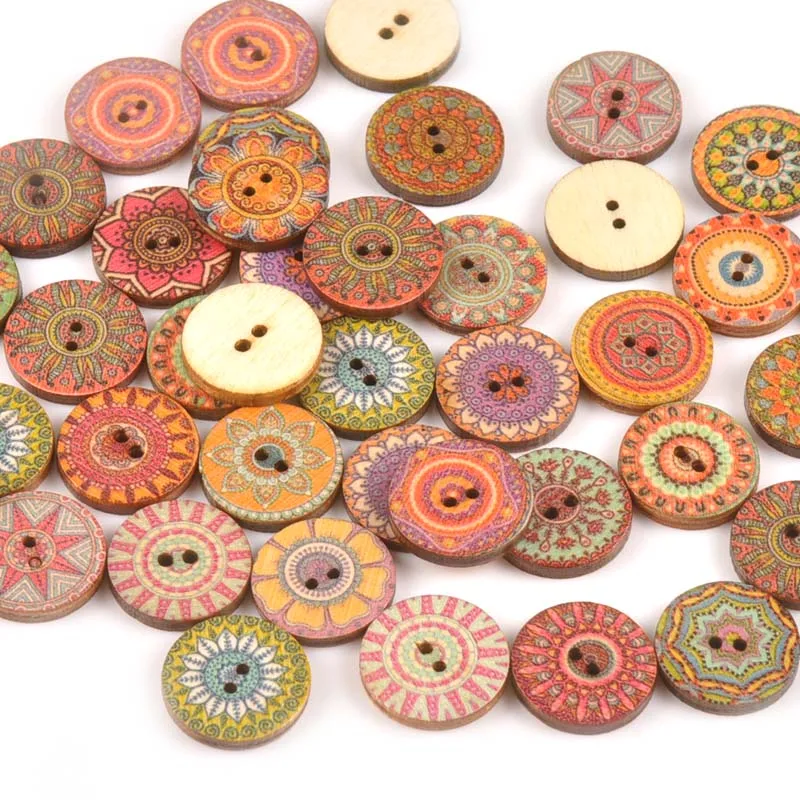 50pcs 20/25mm Mixed Flower Pattern Round Wooden Buttons For Crafts And Scrapbooking Handmade Decorations Sewing Supplies M1801
50pcs 20/25mm Mixed Flower Pattern Round Wooden Buttons For Crafts And Scrapbooking Handmade Decorations Sewing Supplies M1801