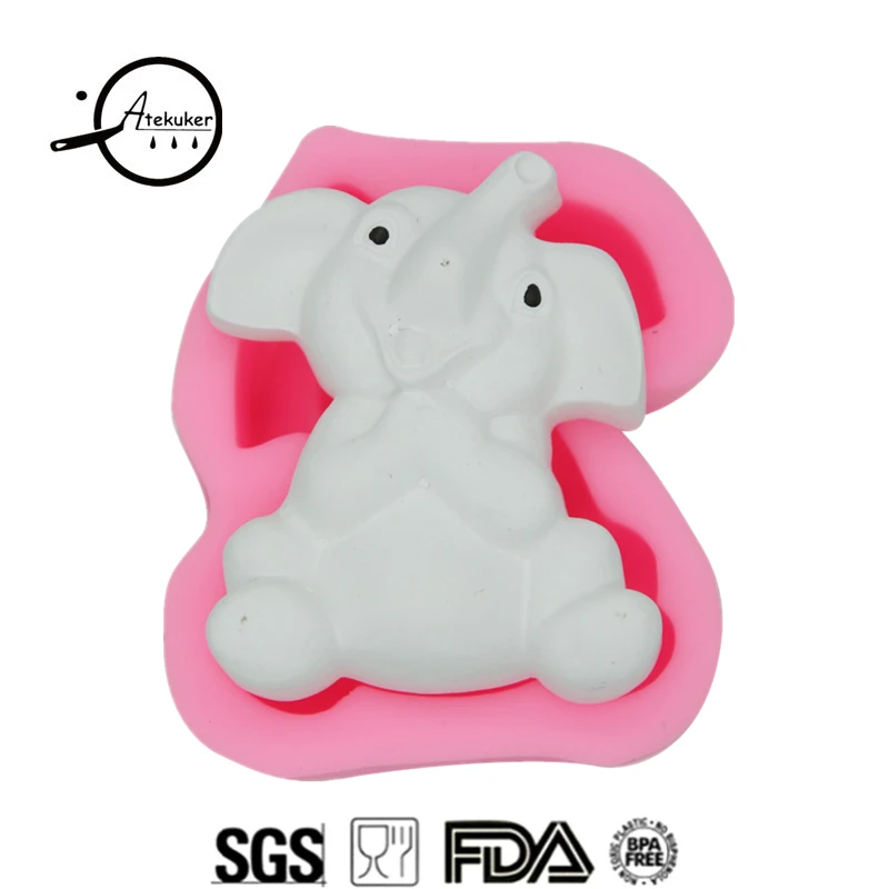 Atekuker Elephant Shape 3D Silicone Molds For Polymer Clay Fondant Cake Decorating Tools Chocolate Sugarcraft Mould Soap Making
Atekuker Elephant Shape 3D Silicone Molds For Polymer Clay Fondant Cake Decorating Tools Chocolate Sugarcraft Mould Soap Making