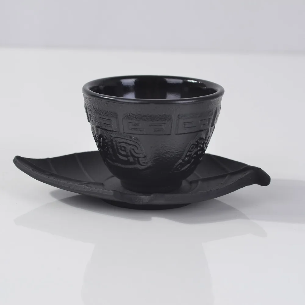 Free Shipping Rich pattern Cast Iron Teacups Vintage Handmade Drinkware Tools Kung Fu Sets Japanese Iron Tea Cup With Coaster
Free Shipping Rich pattern Cast Iron Teacups Vintage Handmade Drinkware Tools Kung Fu Sets Japanese Iron Tea Cup With Coaster