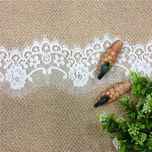 3Meters 2Colors(Black/ White ) Chantilly lace trim Eyelash lace trim for Bridal wedding Veils 7cm Wide
3Meters 2Colors(Black/ White ) Chantilly lace trim Eyelash lace trim for Bridal wedding Veils 7cm Wide