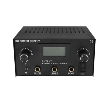Tattoo Power Supply Shader Liner Permanent Makeup Body Art Dual Digital LCD for Tattoo Machine Gun Foot Pedal Tattoo Supply Tool
Tattoo Power Supply Shader Liner Permanent Makeup Body Art Dual Digital LCD for Tattoo Machine Gun Foot Pedal Tattoo Supply Tool