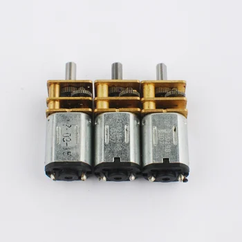 3PCS 3V-6V Speed Reduction Motor with Full Metal Gearbox Replacement N20 Shaft Diameter Reduction Gear Motor
3PCS 3V-6V Speed Reduction Motor with Full Metal Gearbox Replacement N20 Shaft Diameter Reduction Gear Motor