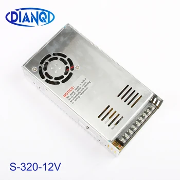 DIANQI led power supply switch 320W 12v 25A ac dc converter S-320w 12v variable dc voltage regulator S-320-12
DIANQI led power supply switch 320W 12v 25A ac dc converter S-320w 12v variable dc voltage regulator S-320-12