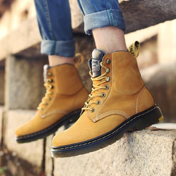 2018 New Arrival Spring Autumn Boots Men Suede Leather Unisex Style Work Shoes Lover Martin Boot hunting hiking shoes
2018 New Arrival Spring Autumn Boots Men Suede Leather Unisex Style Work Shoes Lover Martin Boot hunting hiking shoes