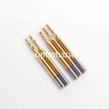 High quality New Arrival 5x 1/8'' Titanium N2 Coated Carbide One Single Flute CNC Router Bit 3.175mm x 2mm x 6mm
High quality New Arrival 5x 1/8'' Titanium N2 Coated Carbide One Single Flute CNC Router Bit 3.175mm x 2mm x 6mm