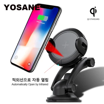 Automatic QI Wireless Charger Car Mount Air Vent Phone Stand Fast Charging For iphone X 8 Plus For Samsung S8 S9 S7 s6 Note 9 8
Automatic QI Wireless Charger Car Mount Air Vent Phone Stand Fast Charging For iphone X 8 Plus For Samsung S8 S9 S7 s6 Note 9 8