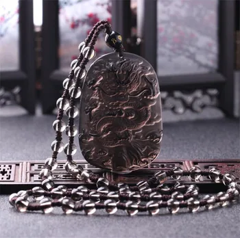 Natural obsidian dragon Fine carved ice - grinding obsidian pan long round dragon pendant factory wholesale
Natural obsidian dragon Fine carved ice - grinding obsidian pan long round dragon pendant factory wholesale