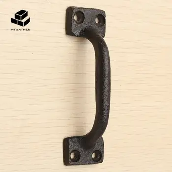 MTGATHER Simple about 10cm Antique Rustic Style Cast Iron Black Cabinet Door Handle Gate Pull With Screws for Home Door Hardware
MTGATHER Simple about 10cm Antique Rustic Style Cast Iron Black Cabinet Door Handle Gate Pull With Screws for Home Door Hardware