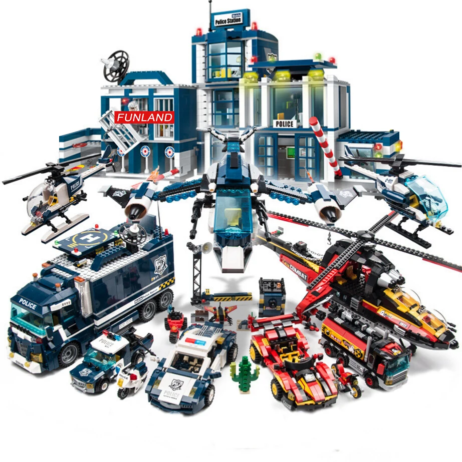 City super police move Command center swat power block policeman Prisoner Terrorist figures helicopter motorcycle car brick toys
City super police move Command center swat power block policeman Prisoner Terrorist figures helicopter motorcycle car brick toys