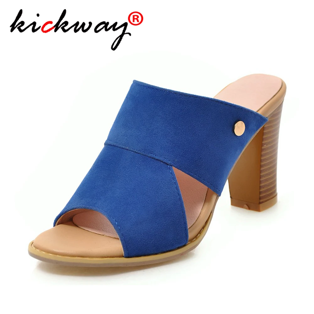 New 2019 women Faux Suede Slippers summer shoes women's high heels flip flops Outdoor Casual Mules pumps woman Plus Size 10 43
New 2019 women Faux Suede Slippers summer shoes women's high heels flip flops Outdoor Casual Mules pumps woman Plus Size 10 43