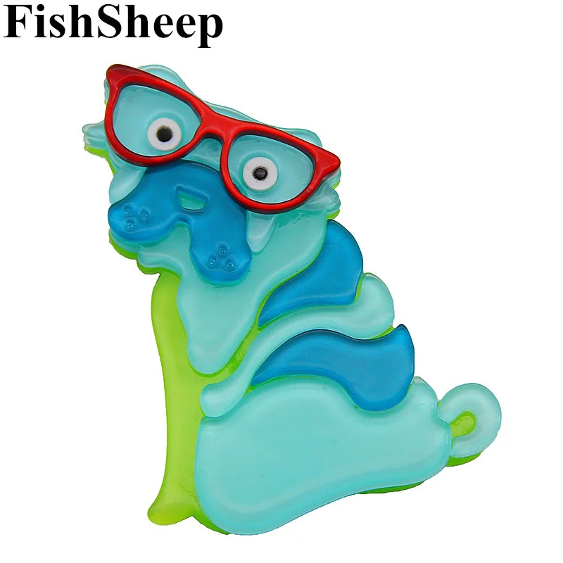 FishSheep 2018 New Acrylic Dog Brooches 2 Colors Fashion Animal Dogs With Glasses Brooch And Pins Scarf Clip Sweater Accessories
FishSheep 2018 New Acrylic Dog Brooches 2 Colors Fashion Animal Dogs With Glasses Brooch And Pins Scarf Clip Sweater Accessories