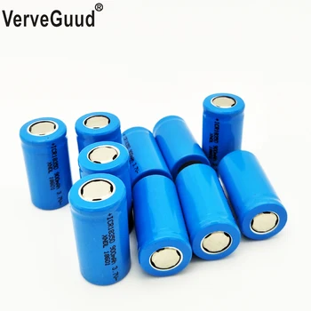 VerveGuud Original 900mAh 18350 ICR18350 Batteries 3.7V Li-ion Rechargeable Battery For Electronic Cigarette
VerveGuud Original 900mAh 18350 ICR18350 Batteries 3.7V Li-ion Rechargeable Battery For Electronic Cigarette