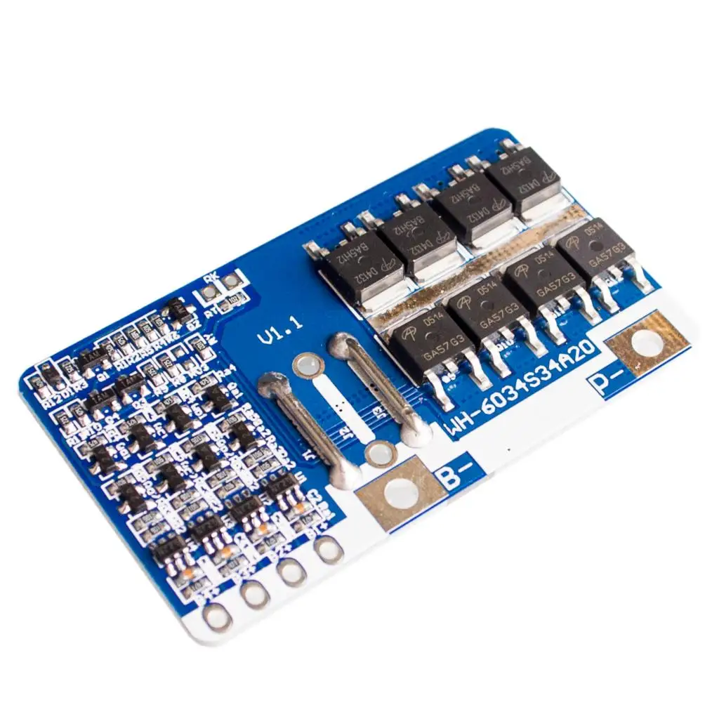 4S 20A 14.8V li-ion BMS PCM battery protection board bms pcm for lithium LicoO2 Limn2O4 18650 li battery 
4S 20A 14.8V li-ion BMS PCM battery protection board bms pcm for lithium LicoO2 Limn2O4 18650 li battery