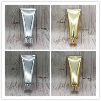 80ml Shiny Gold/Silver Soft Tube With Acrylic Screw Lid BB Cream Cosmetic Packaging Tube 80g Plastic Soft tube Skin Care hose
80ml Shiny Gold/Silver Soft Tube With Acrylic Screw Lid BB Cream Cosmetic Packaging Tube 80g Plastic Soft tube Skin Care hose