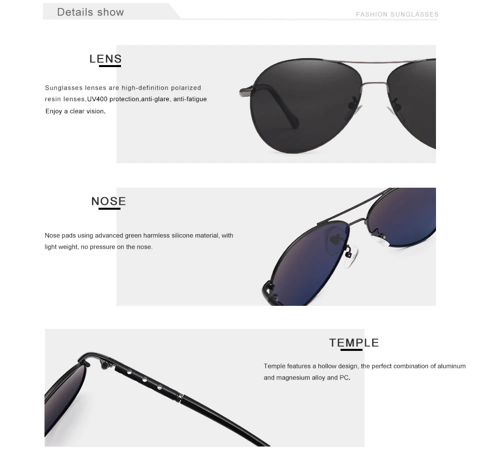 KINGSEVEN Original Pilot Sunglasses Polarized Driving Fishing KINGSEVEN Original Pilot Sunglasses Polarized Driving Fishing