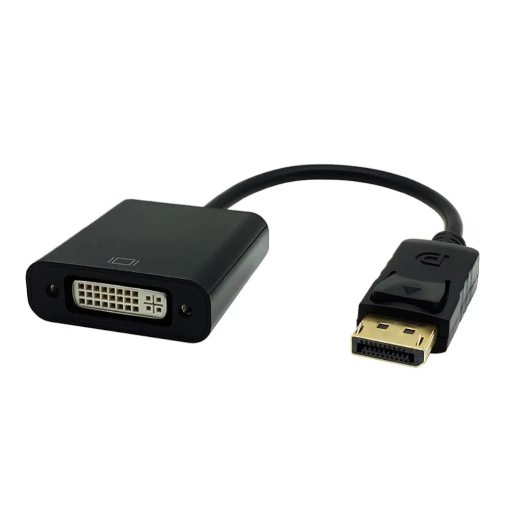 

1080P HD DP to DVI Adapter DisplayPort Display Port to DVI Cable Adapter Converter Male to Female for Monitor Projector Displays