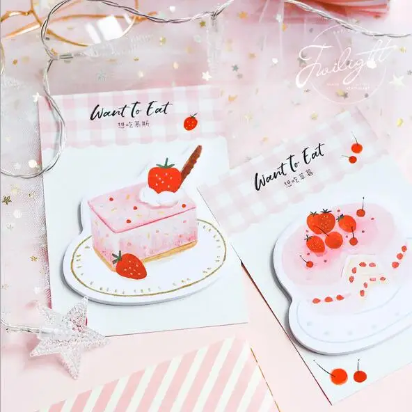 Kawaii Korean Strawberry Cake N times Sticky Memo Note Message Tab Notepad Scrapbook Sticker Memo Pads Stationery
Kawaii Korean Strawberry Cake N times Sticky Memo Note Message Tab Notepad Scrapbook Sticker Memo Pads Stationery