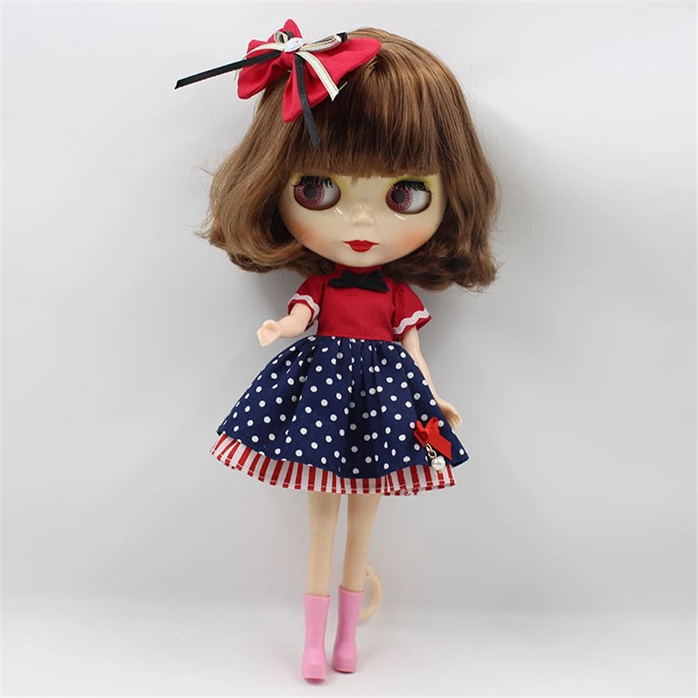 Factory Blyth Doll Nude Doll Short Brown Curly Hair With Bangs Bobo Head Red Mouth 4 Colors For Eyes Suitable For DIY
Factory Blyth Doll Nude Doll Short Brown Curly Hair With Bangs Bobo Head Red Mouth 4 Colors For Eyes Suitable For DIY