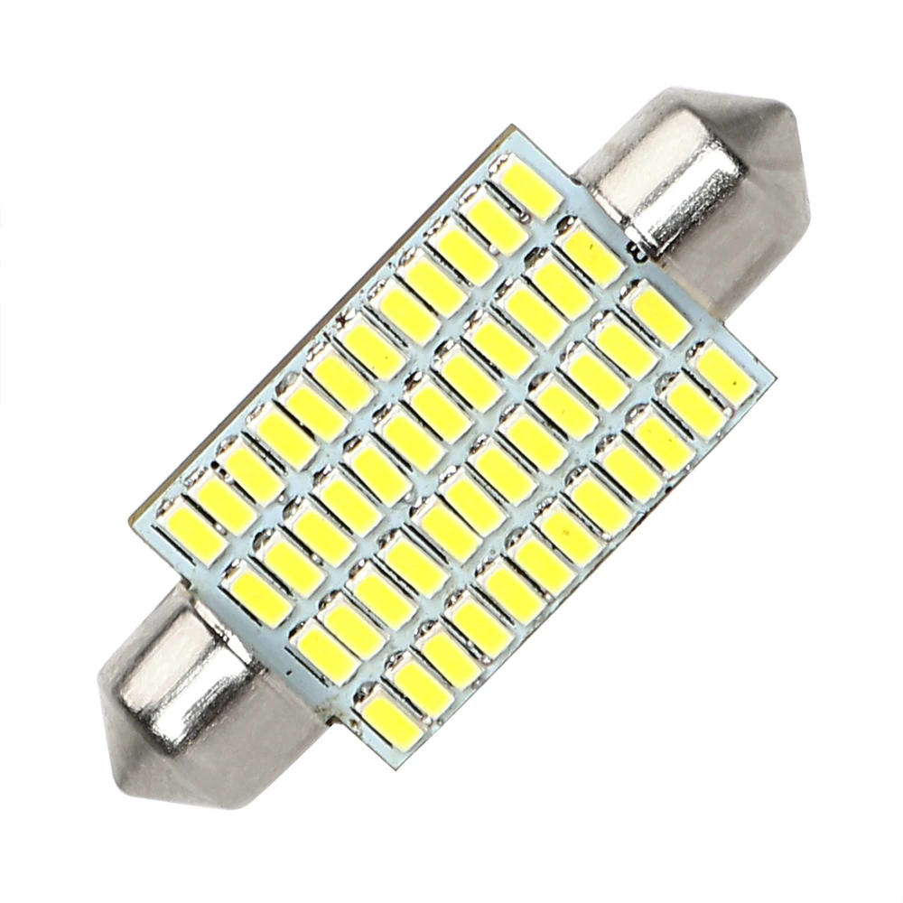 41mm Universal Light Source Car Dome Lamp LED Registration Number Light Pure White DC 12V 48 SMD 3014 Car-styling
41mm Universal Light Source Car Dome Lamp LED Registration Number Light Pure White DC 12V 48 SMD 3014 Car-styling