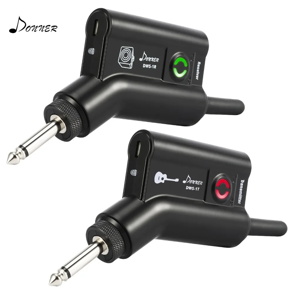 Donner DWS-1 Wireless Digital Audio Electric Guitar System Bass Transmitter Receiver Rechargeable 200Ft Range Guitar Accessories
Donner DWS-1 Wireless Digital Audio Electric Guitar System Bass Transmitter Receiver Rechargeable 200Ft Range Guitar Accessories