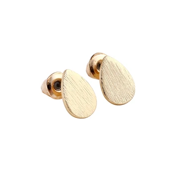 10pcs Gold Pink Gold Color Brushed Eardrop Stud Earrings for Women WaterDrop Wedding Earrings ED056
10pcs Gold Pink Gold Color Brushed Eardrop Stud Earrings for Women WaterDrop Wedding Earrings ED056