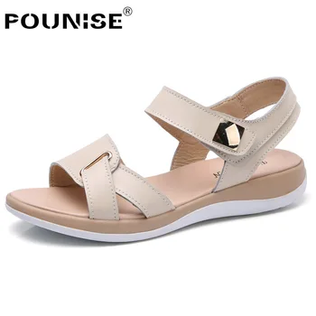 Women Sandals 2018 Summer Shoes Casual Open Toe Flat Sandals Soft Genuine Leather Sandals Shoes Woman Mujer Ladies ShoesWomen
Women Sandals 2018 Summer Shoes Casual Open Toe Flat Sandals Soft Genuine Leather Sandals Shoes Woman Mujer Ladies ShoesWomen