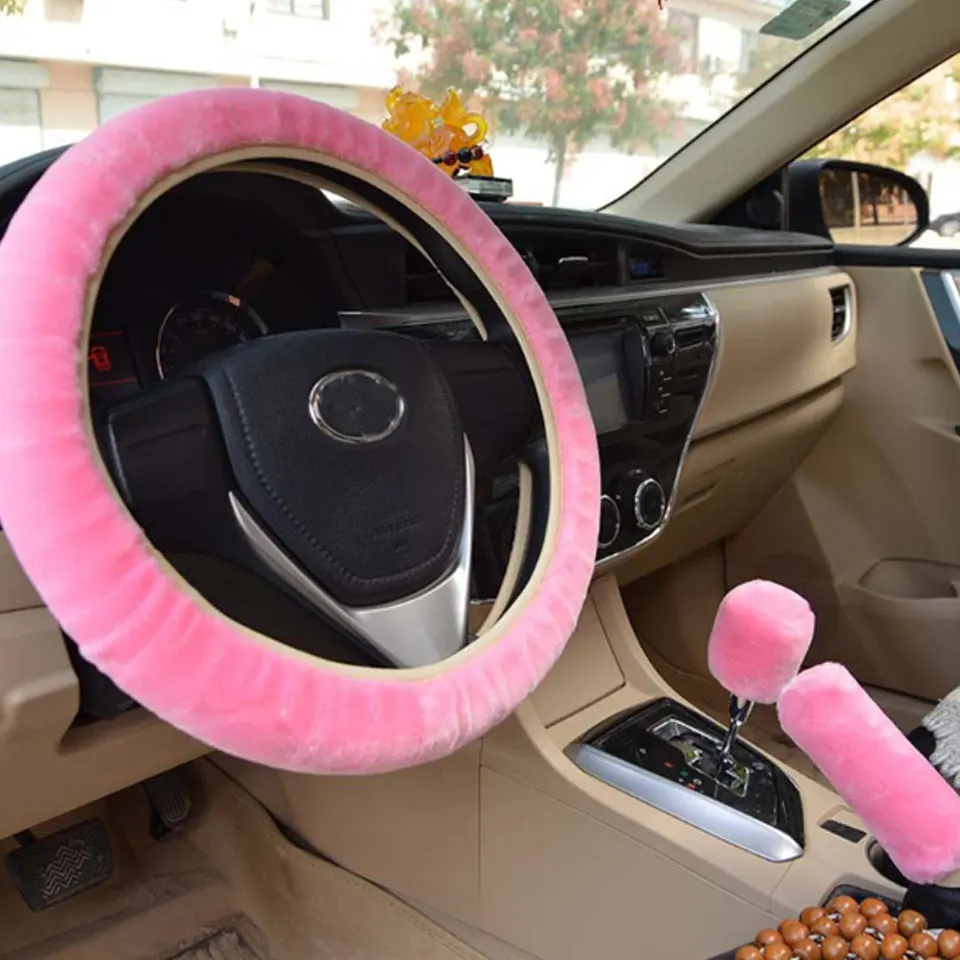Universal Steering-wheel Plush Car Steering Wheel Cover braid + Handbrake cover + Car Automatic Covers Set Interior Accessories
Universal Steering-wheel Plush Car Steering Wheel Cover braid + Handbrake cover + Car Automatic Covers Set Interior Accessories