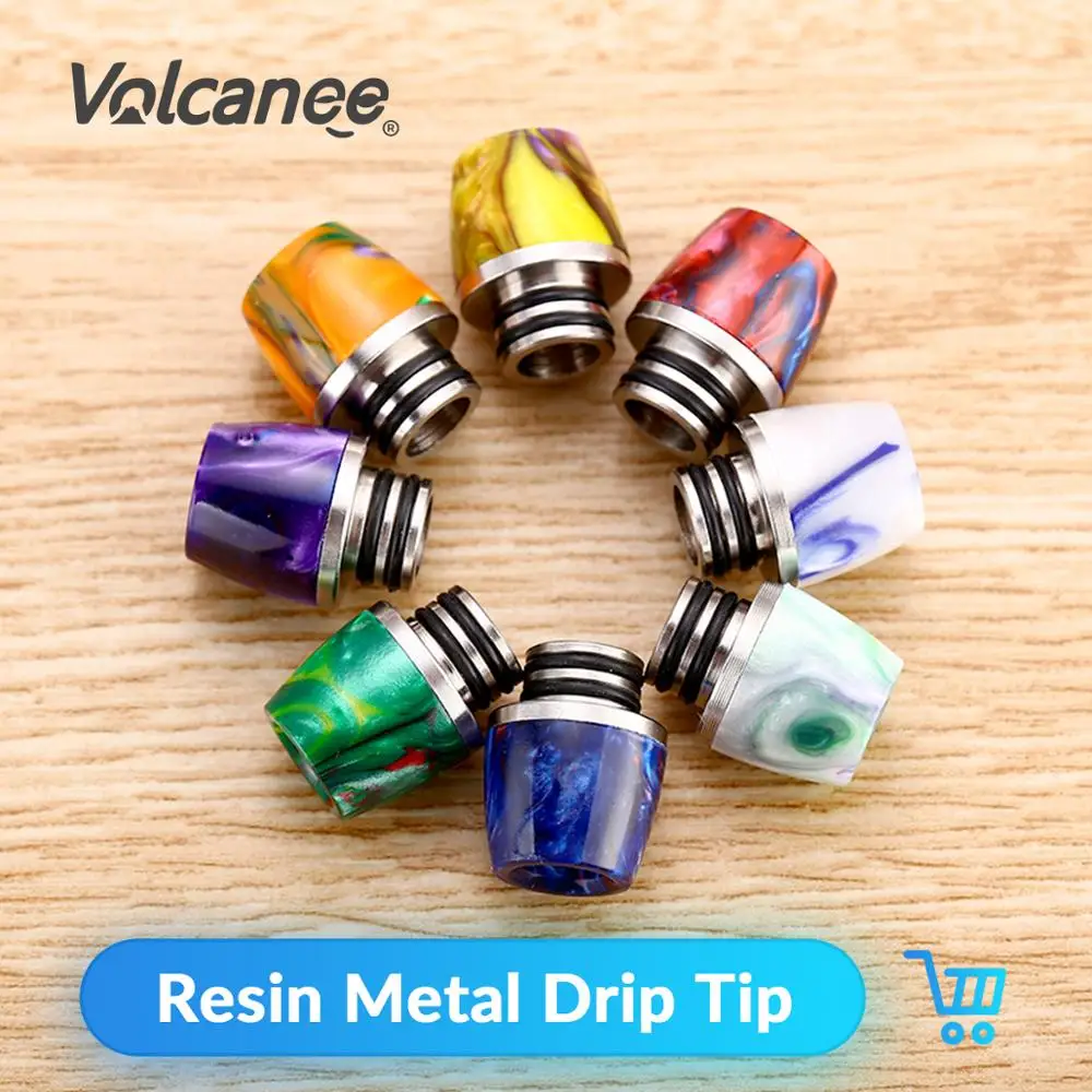 Volcanee Vape Drip Tip 510 Resin Metal For RDA RTA Vape Tank For Melo 3 V8 baby Kayfun V5 Vaporizer Accessories Mouthpiece
Volcanee Vape Drip Tip 510 Resin Metal For RDA RTA Vape Tank For Melo 3 V8 baby Kayfun V5 Vaporizer Accessories Mouthpiece