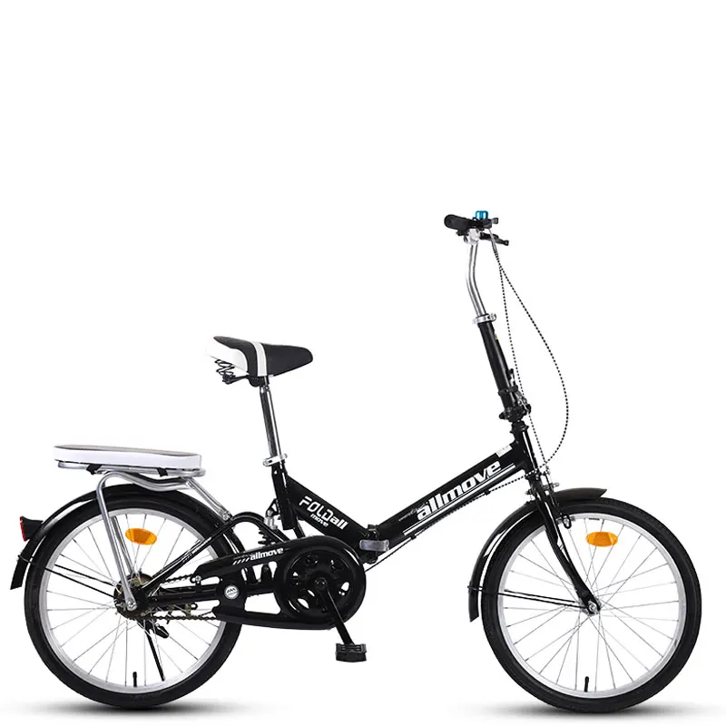 Top Folding Bicycle 16 20 Inch Variable Speed Shock Absorption Student Men and Women Ultra Light Portable 3